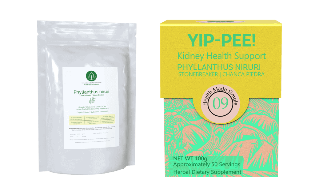 Kidney Health Wellness Pathway - Phyllanthus Niruri - Chana Piedra - YIPPEE Kidney Health Support - Linden Botanicals
