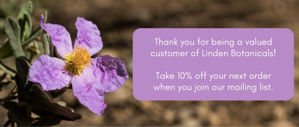 Join the Linden Botanicals Mailing List